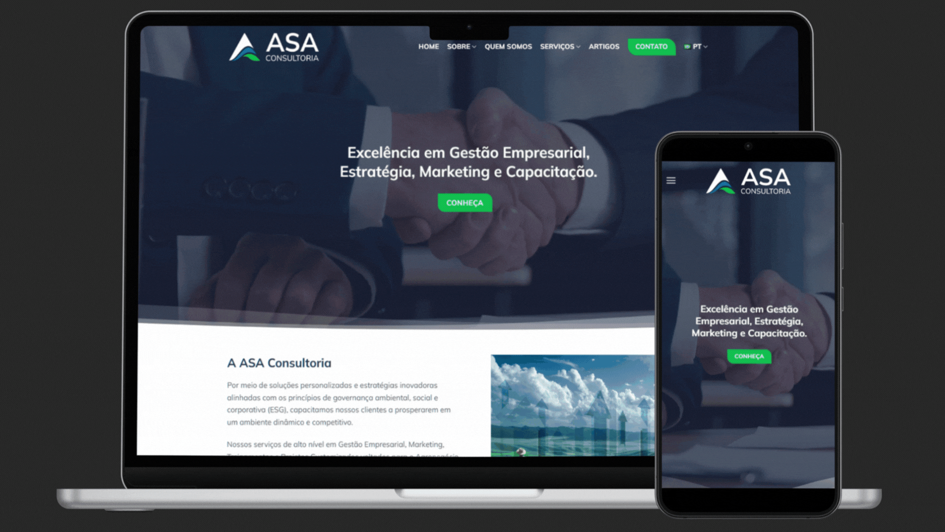 Digital Bees - Sites Profissionais para Consultores