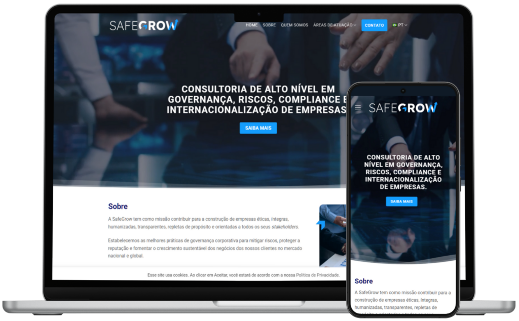SafeGrow - Portfólio Digital Bees